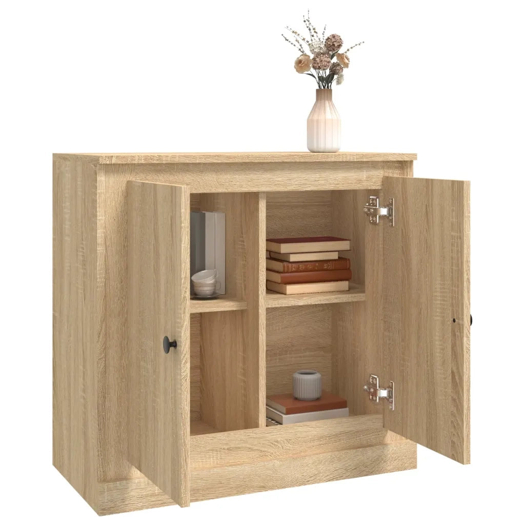 Credenza Rovere Sonoma 70x35,5x67,5 cm in Legno Multistrato