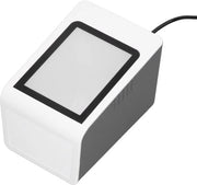 Lettore di codici a barre da scrivania - Lettore di codici QR - Identificazione automatica - Connesso via USB - Scansione senza mani - Adatto per PC e sistemi