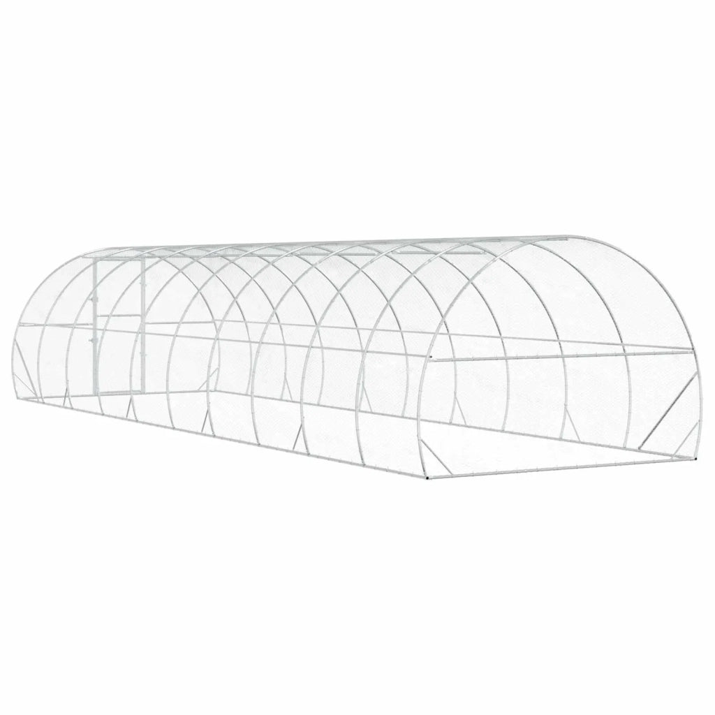 Pollaio Argento 1000 x 300 x 200 cm Acciaio zincato 3434694