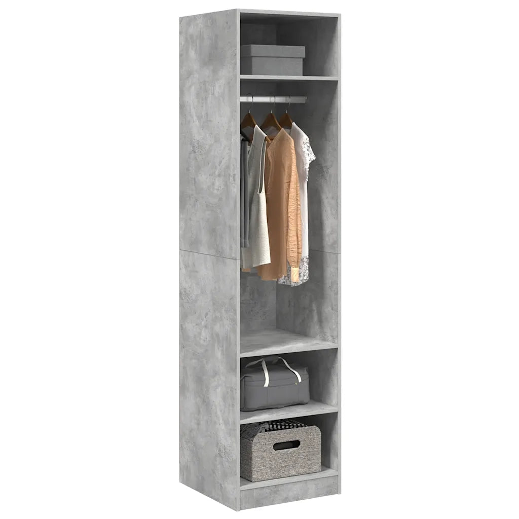 Armadio Grigio Cemento 50x50x200 cm in Legno Multistrato CFW4206910
