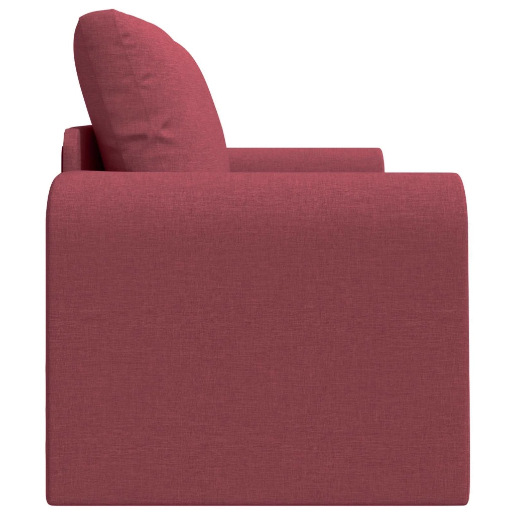 Divano letto 60cm Rosso Vino Tessuto 4106676
