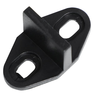 Kit Porta Scorrevole 200x40x0,6 cm con Binari Fermi e Guide in Acciaio Nero