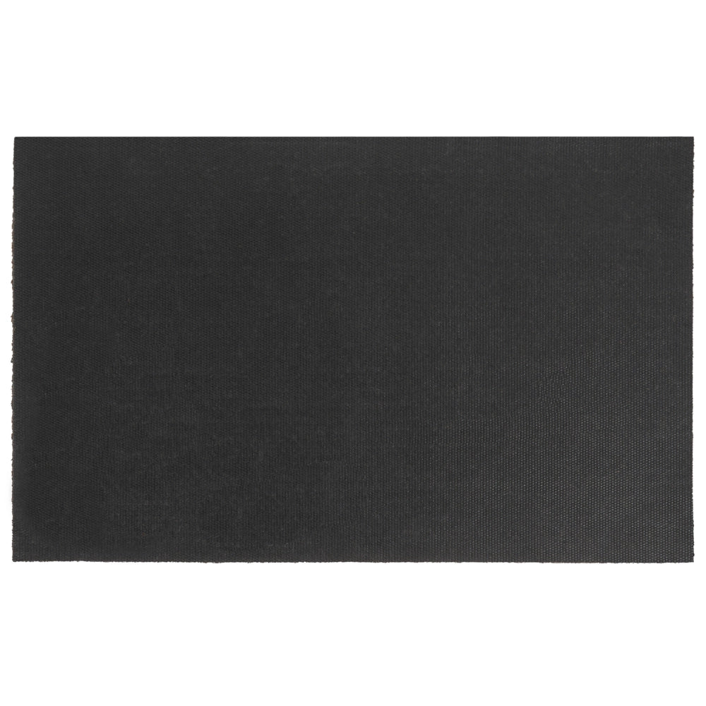 Zerbino in fibra di cocco tappetino blu con fondo in gomma 45 x 75 cm Antiscivolo Decorativo Motivo floreale Zerbino di benvenuto