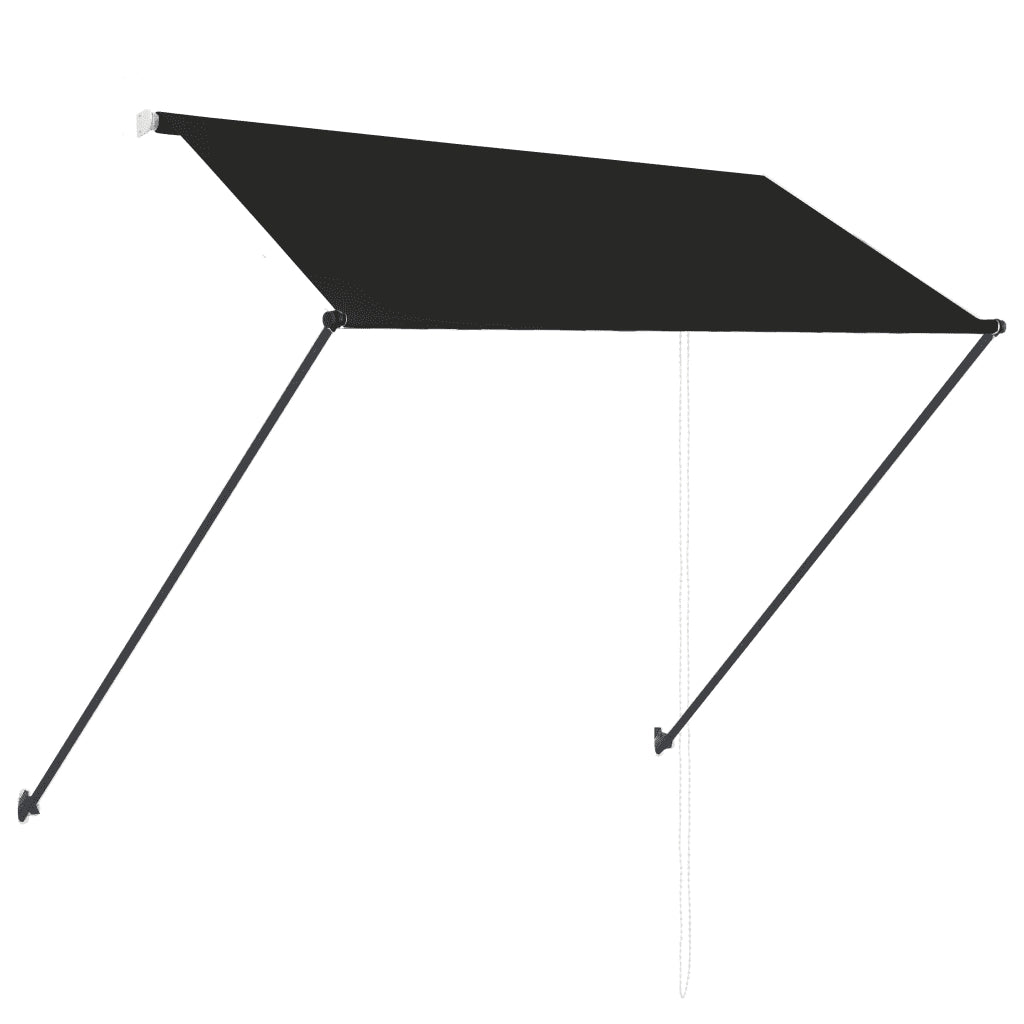 Tenda da Sole Retrattile con LED 250x150 cm Antracite cod mxl 16587