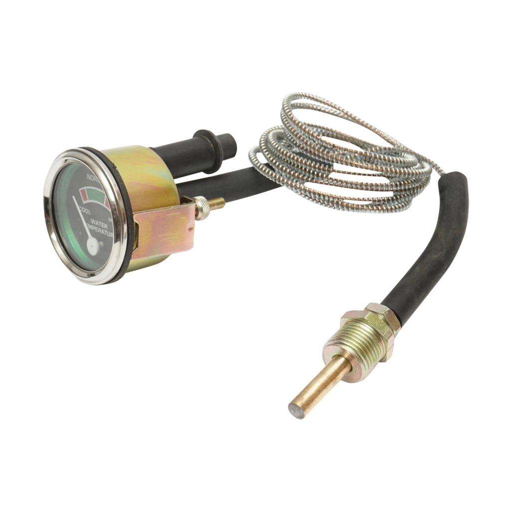 Indicatore meccanico della temperatura dell'acqua con sonda Massey Ferguson OEM K11638, 1078125M91, 180727M91, 180727M92, 180727M93, 881369M91, 881396M91, 899455M91, 1850512M93