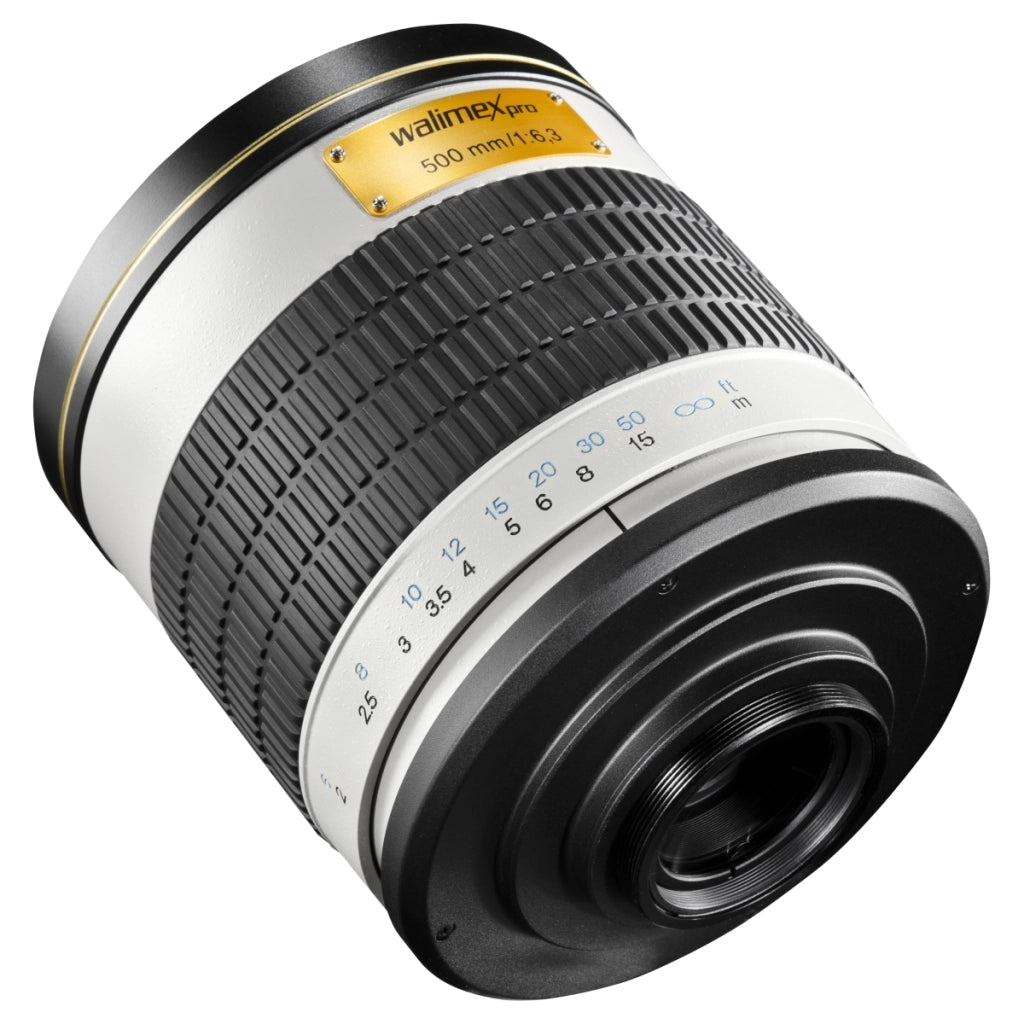 Obiettivo fotografico catadiottrico 500/6,3 DSLR per Fuji X, lunghezza focale di 500 mm, per fotocamera full-frame e APS-C