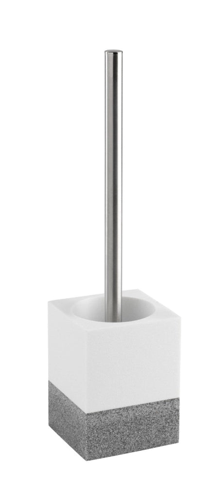 Set 4 Accessori da Bagno in Resina TFT Saada Bianco e Grigio