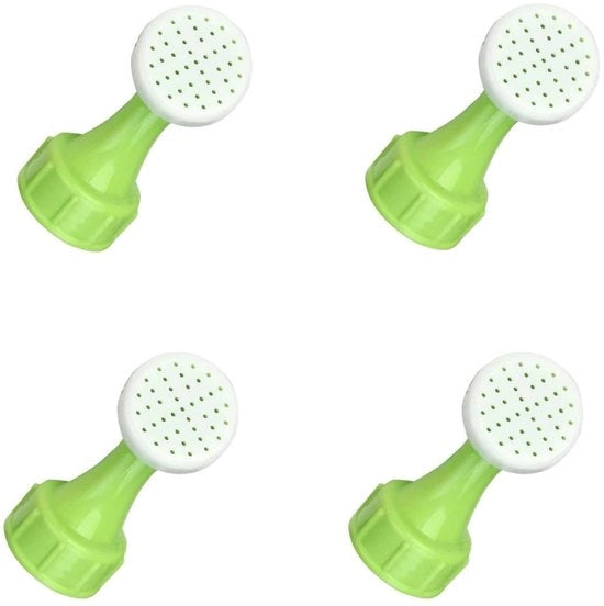 Accessori per irrigazione - 4 pezzi di testa di spruzzo - Ideali per piante - Verde - Bocchetta per giardiniere - Irrigazione top - Adatto per bottiglie - Piccolo ...