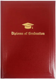 Diploma A4 Certificato di Laurea in Bachelor con Fondo di Carta con Fondo di Oro per Protezione per la Cerimonia di Laurea in Cachi
