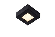 Plafoniera LED Lucide Brice 8W 3000K IP44 quadrata bianca