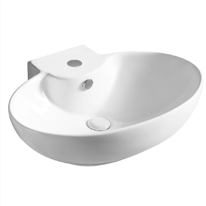 Lavabo appoggio 60.5x45.5 cm LA39 Bianco