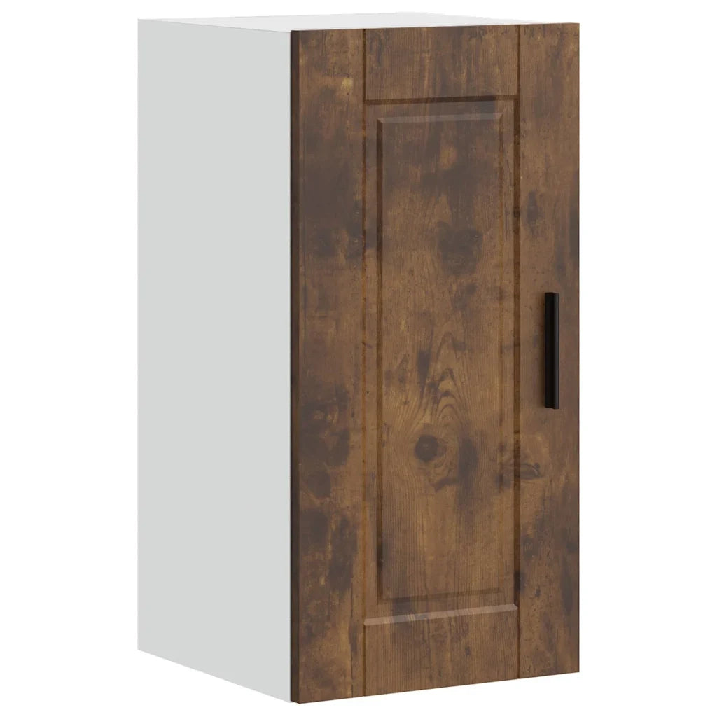 Mobiletto da cucina pratico e funzionale 30 x 31 x 60 cm stile moderno legno composito finitura rovere affumicato 02_0050327