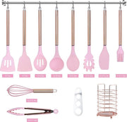 Set di cottura in silicone senza grasso, set di utensili da cucina - 22 pezzi