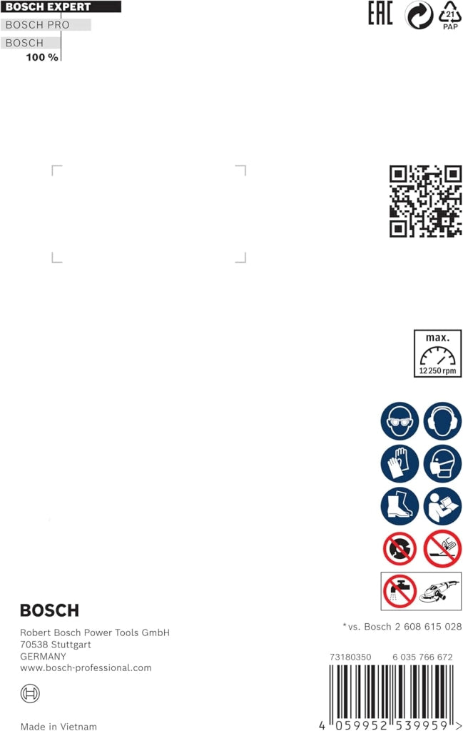 Bosch Professional 1x Dischi diamantati Expert MultiMaterial (per Calcestruzzo, Ø 125 mm, accessorio Smerigliatrice angolare piccola)