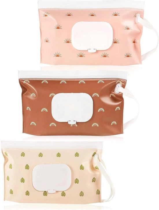 Supporto per asciugamano portatile - 3 pezzi - impermeabile all'acqua e ai polveri - per bambini - stile bohemien.