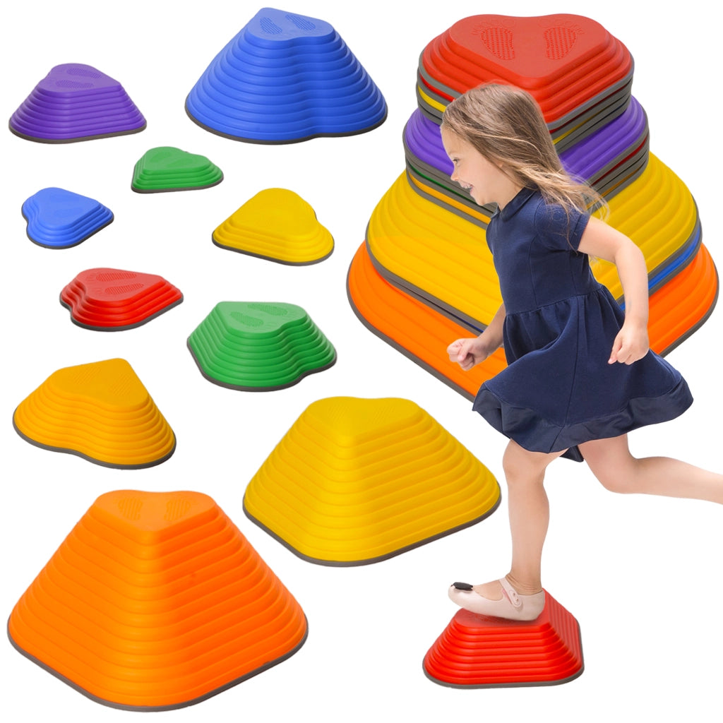 Set 11 Pietre Equilibrio Impilabili ¨C Xylo ¨C Antiscivolo per Interno/Esterno