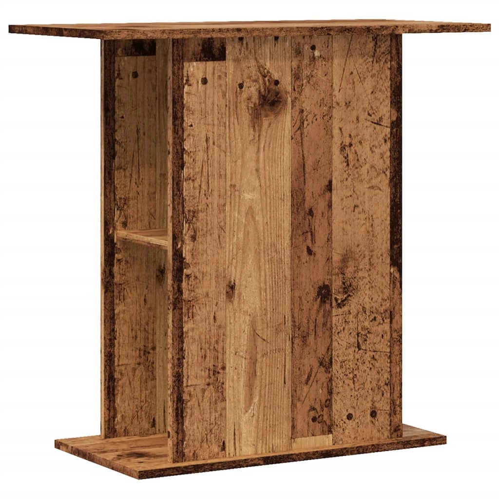 Supporto per acquario finitura legno invecchiato 36 x 75 x 72,5 cm legno ingegnerizzato marrone 02_0044714