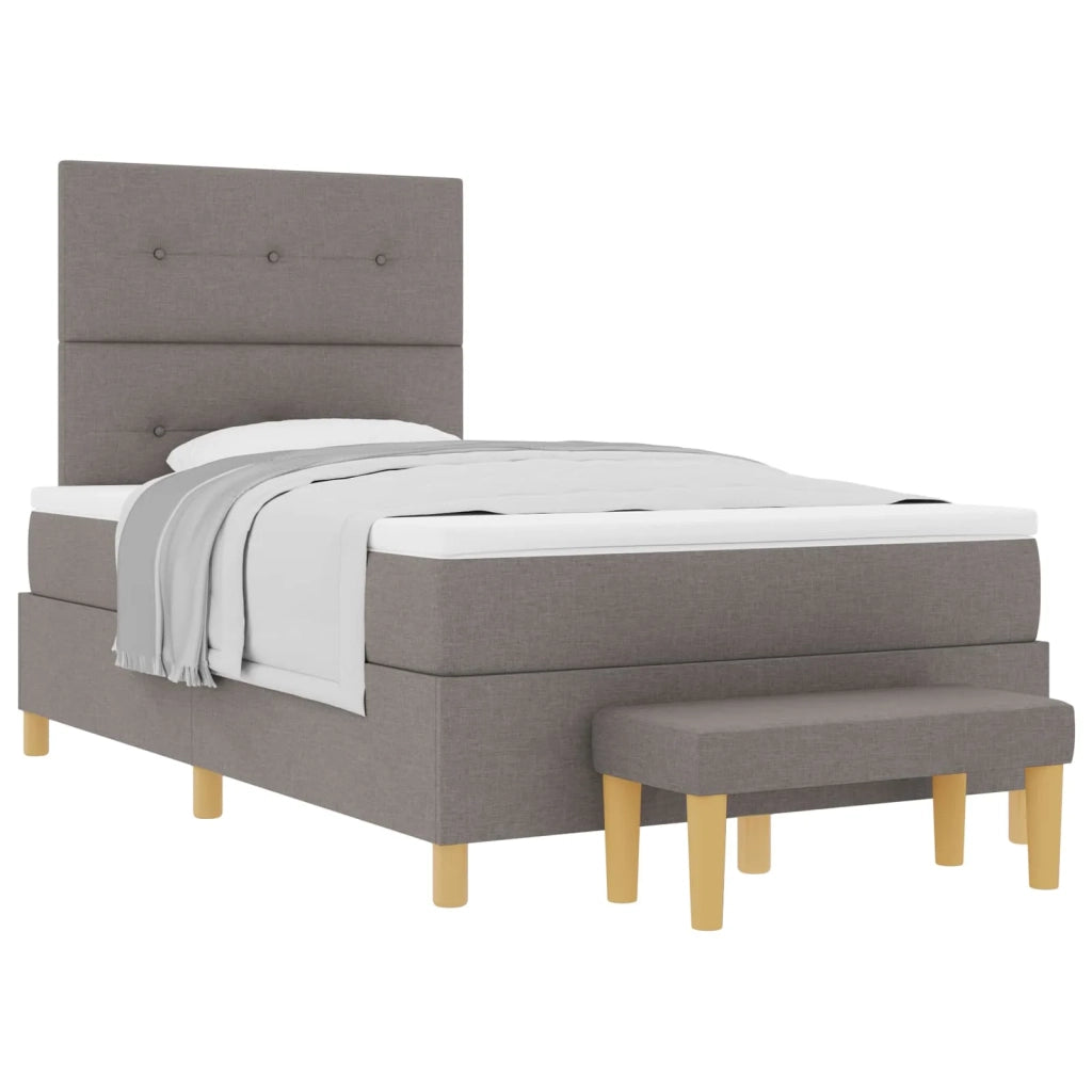 Letto a molle con materasso Talpa 120 x 200 cm Tessuto