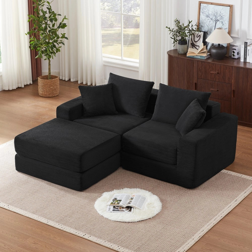 Divano letto imbottito ¨C Minimal ¨C Tessuto morbido