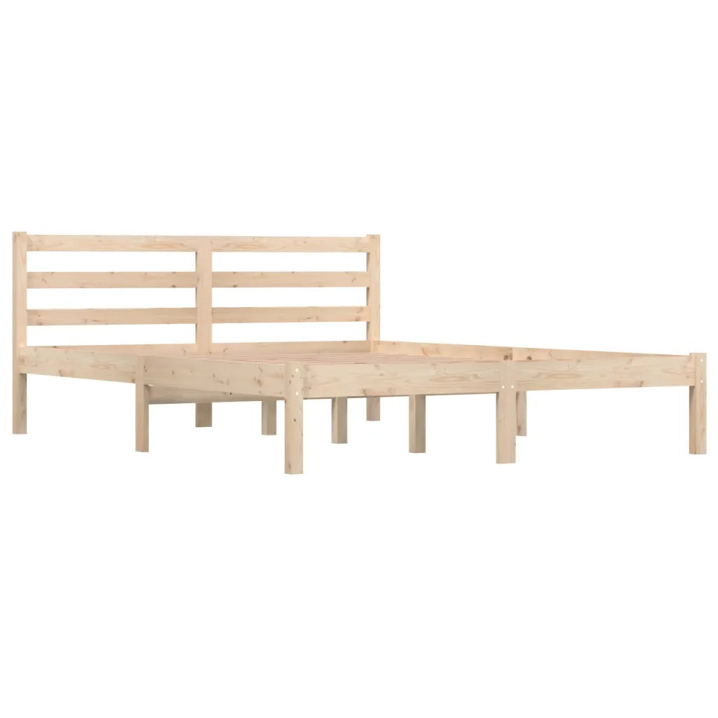 Giroletto-Struttura Letto in Legno Massello di Pino 140x190 cm 867831