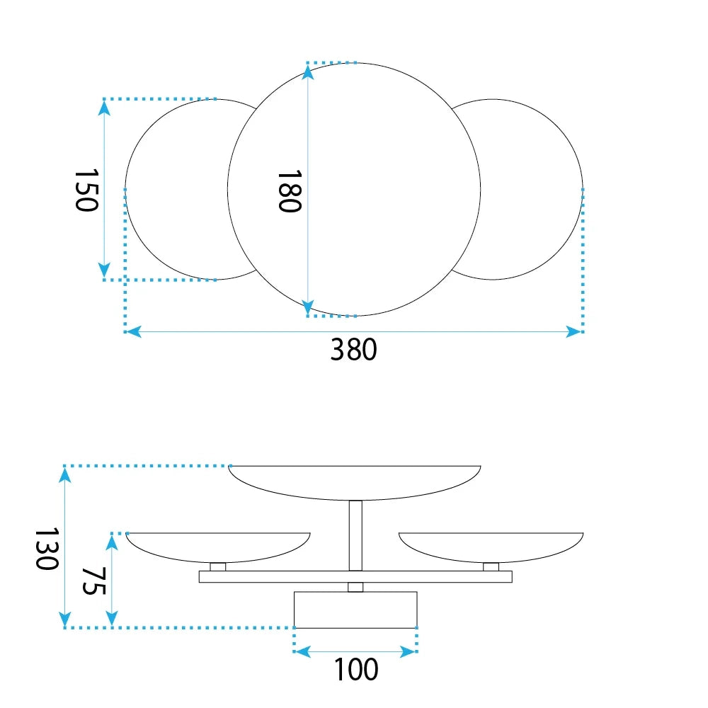 Applique Da Parete Led Swe072-w Gold