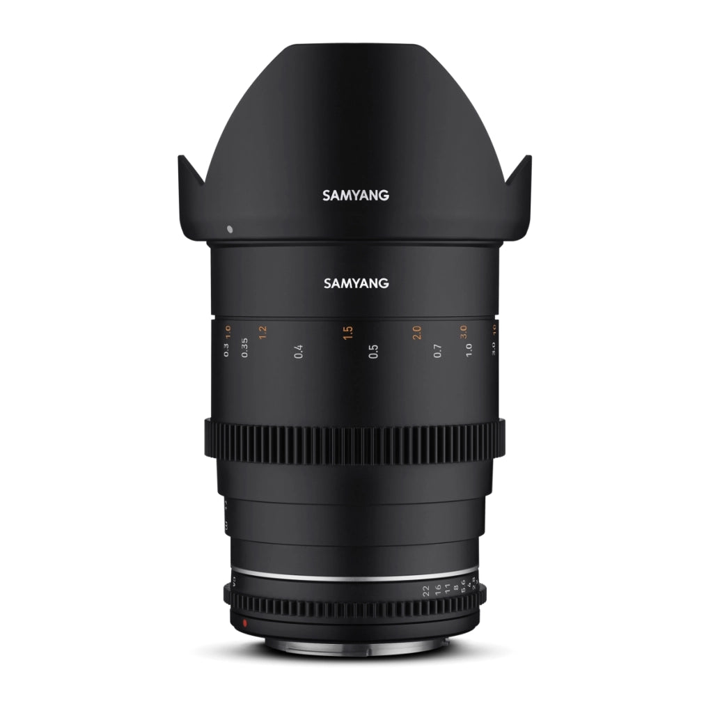 Obiettivo grandangolare per video MF 35mm T1,5 VDSLR MK2 – luminoso T1,5 per Canon RF Mount, Follow Focus, full-frame e APS-C, risoluzione 8K