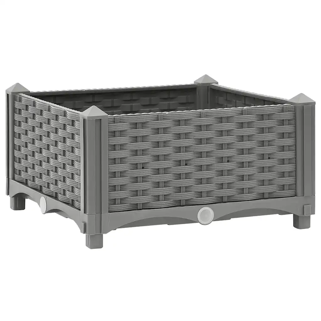 Fioriera Rialzata 40x40x23 cm in Polipropilene 153289