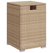 Tavolino da Giardino | Tavolo Copri Serbatoio Propano Beige 40x40x60 cm in Polyrattan
