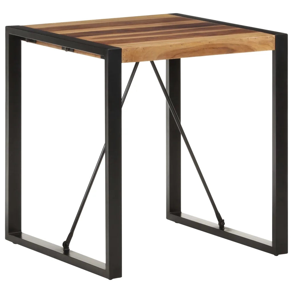Tavolo da Pranzo 70x70x75 cm in Legno Massello di Acacia 321598