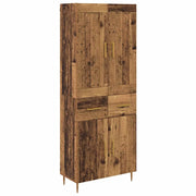 Credenza | Madia | Buffet da pranzo | Armadio da pranzo Legno vecchio 69,5 x 34 x 180 cm Legno multistrato