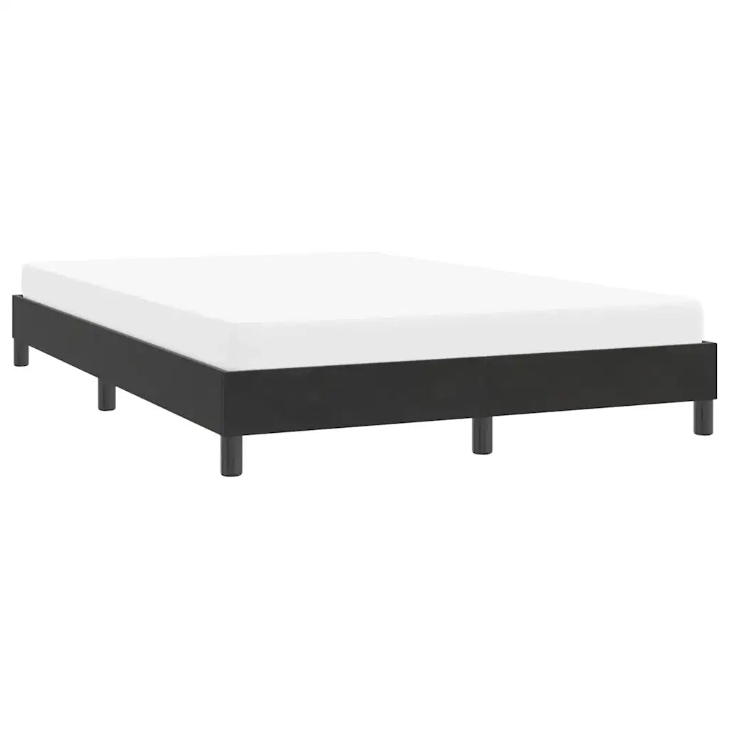 Giroletto senza Materasso Nero 140x210 cm Velluto 4101357