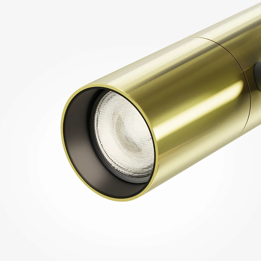 Faretto Binario Singolo Elti 1 Luce 12W 3000K nero e oro