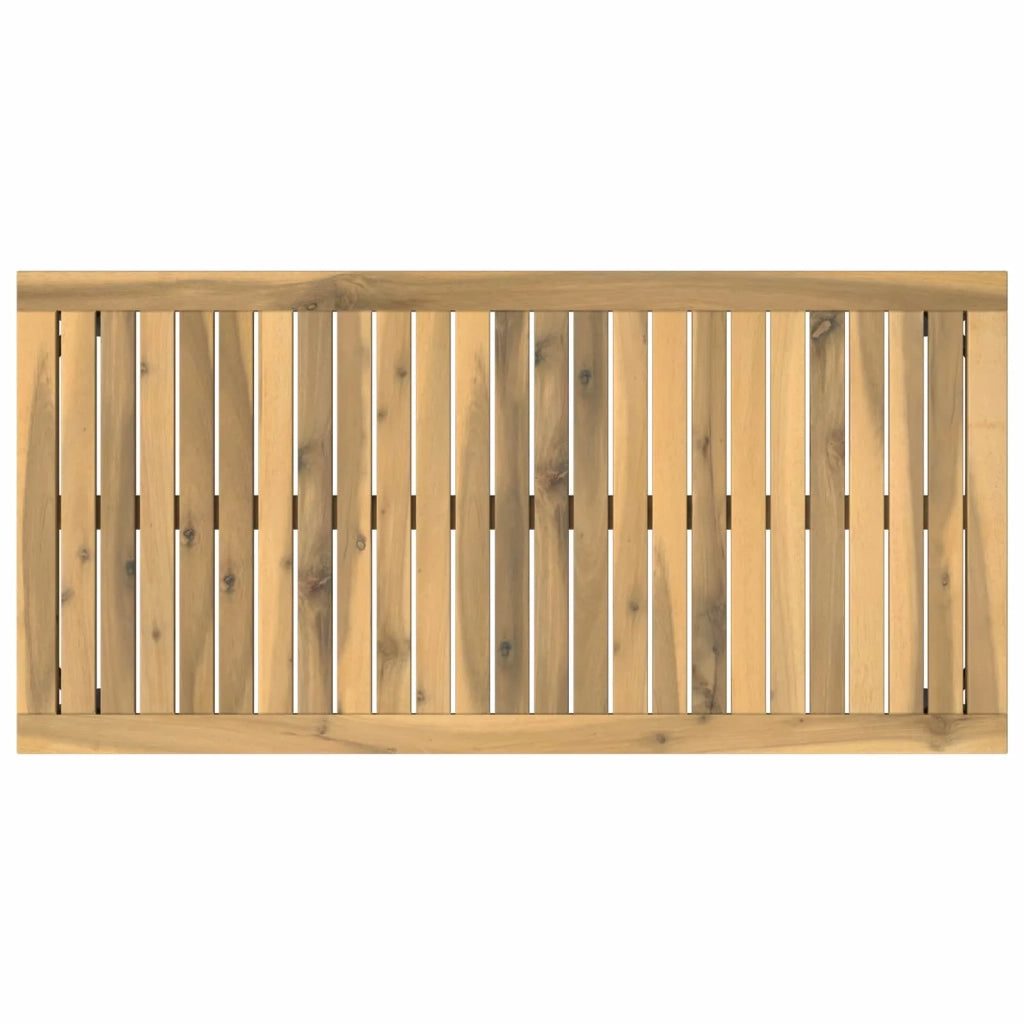 Tavolino da salotto Bianco e Nero 50 x 100,5 x 45 cm 901740
