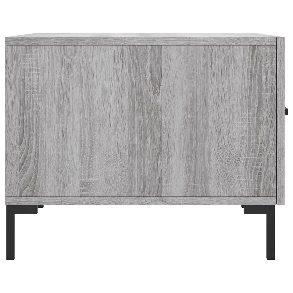 Tavolino da Salotto-Tavolino da soggiorno-Tavolo Grigio Sonoma 50x50x40 cm Legno Multistrato 940295