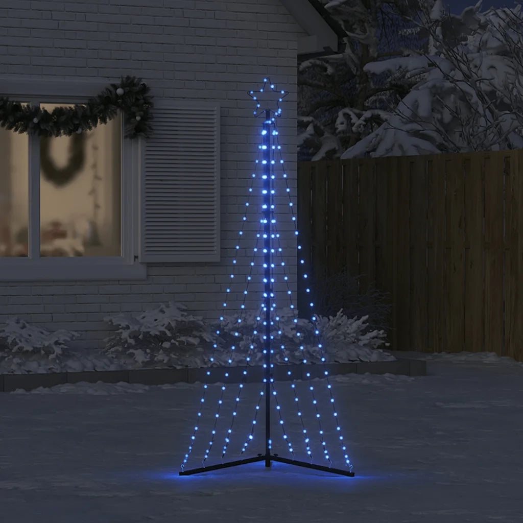 vidaXL Albero di Natale a LED 339 LED Blu 187 cm
