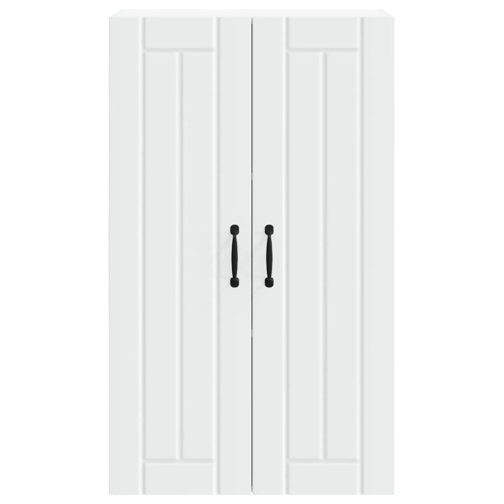 Mobile da cucina moderno e funzionale con vani portaoggetti 60 x 31 x 100 cm legno ingegnerizzato bianco 02_0054152