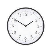 Orologio da Parete 30 cm Movimento Silenzioso Cornice Leggera Bianco / Nero Nedis