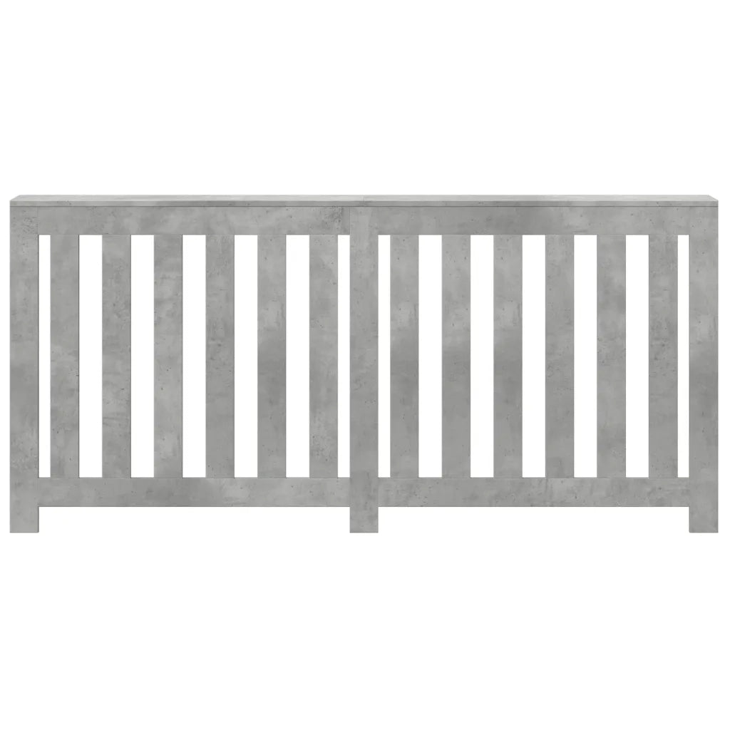 vidaXL Copertura Termosifone Grigio Cemento 175x20x82cm in Multistrato