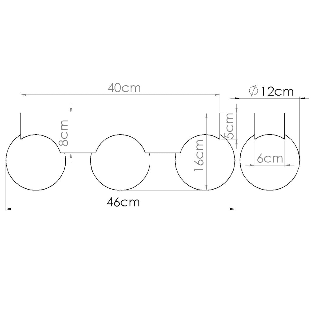 Lampada a sospensione BULBO Peach Puff a 3 luci in legno e vetro, design moderno