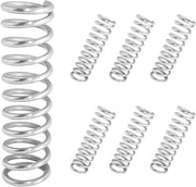 Set di viti a sezione quadrata - acciaio inox - 10 pezzi - 1 x 9 x 45 mm