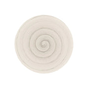Piatto piano white Memento Table in ceramica dipinta a mano Ø 27,5 cm