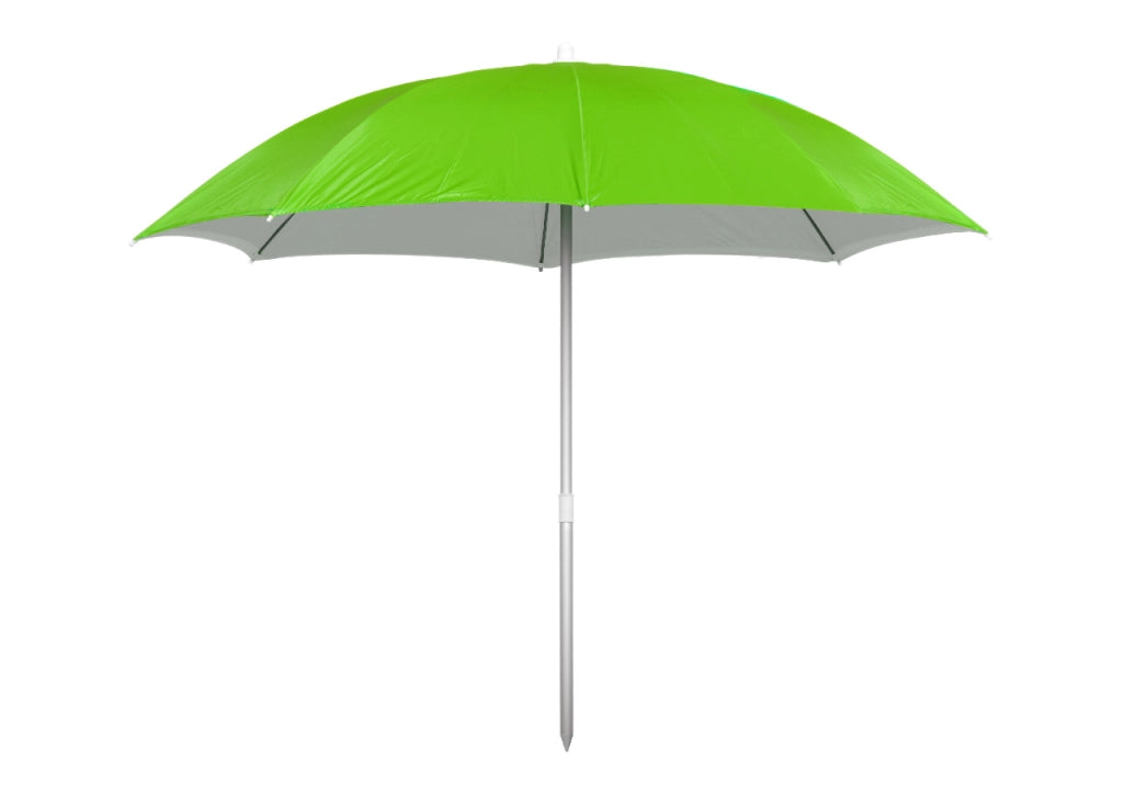 Ombrellone Spiaggia Mare Portatile Palo Reclinabile Tinta Unita Modello Puffy - Ombrellone - Verde