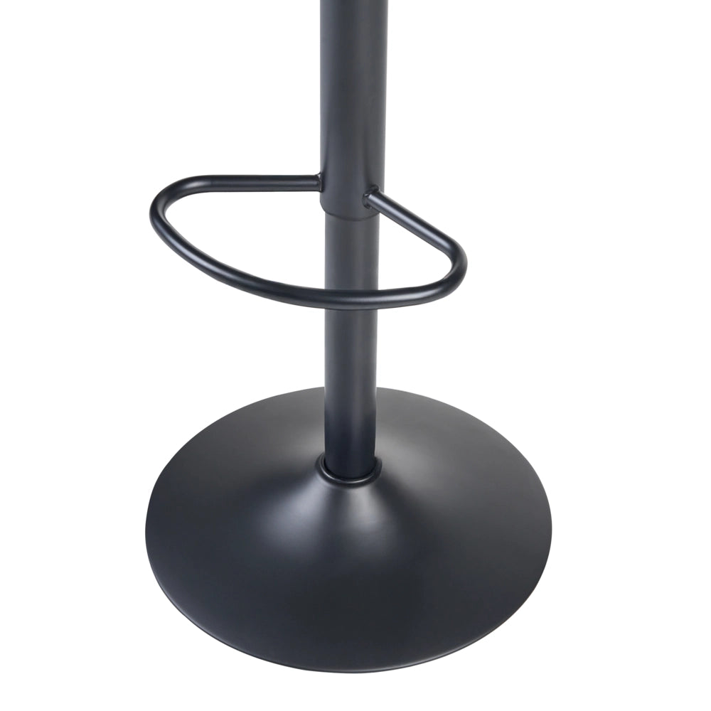 Set di 2 sgabelli da bar girevoli regolabili in altezza rivestiti in ecopelle scamosciata marrone stile retrò