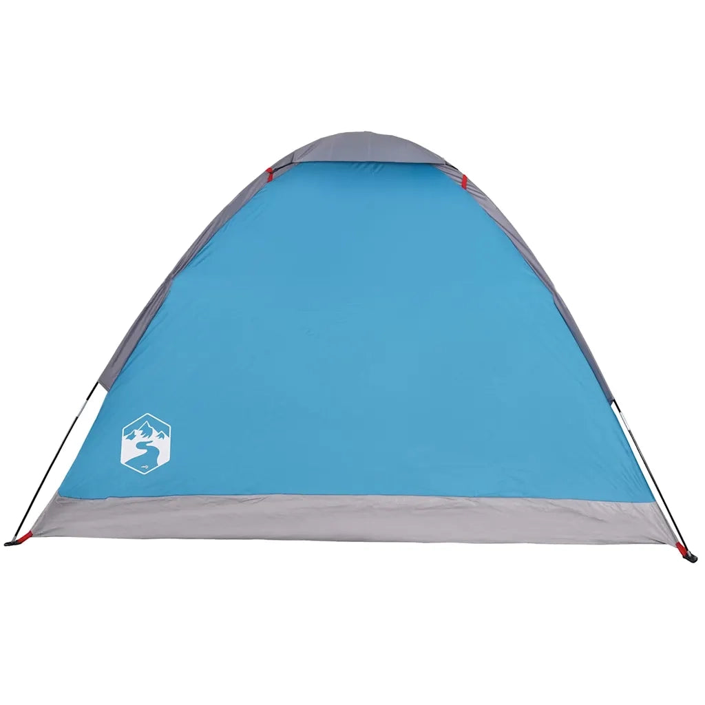 Tenda da Campeggio a Cupola per 2 Persone Blu Impermeabile