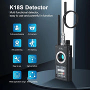 Rilevatore di telecamere nascoste con sensore infrarosso per rilevare dispositivi di spionaggio - rilevatore di GPS - rilevatore di apparecchi di ascolto - rilevatore di telecamere nascoste