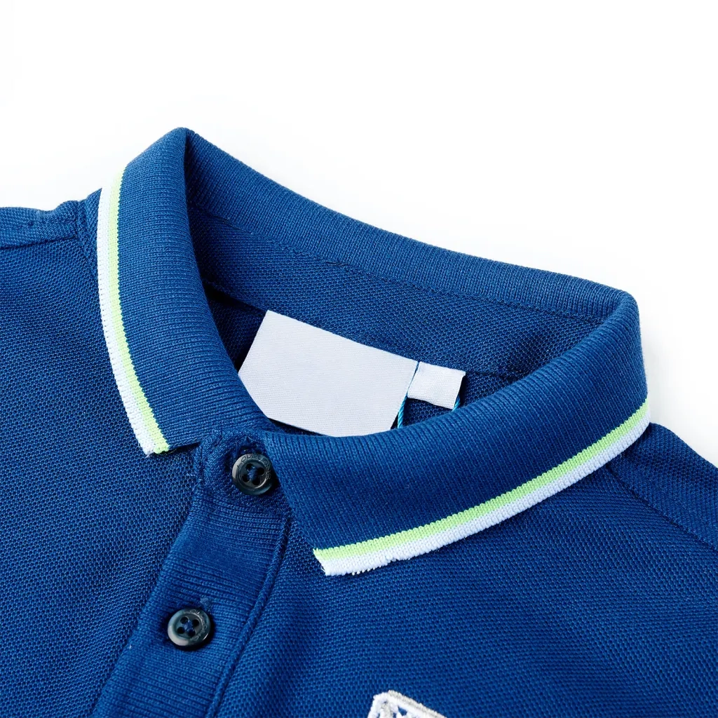 Polo da Bambino Blu Scuro 128 12437