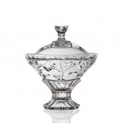 Scatola Bon Bon Decorativa in Vetro con Piede Laurus RCR Cristalleria