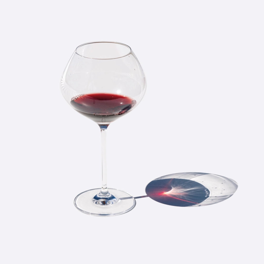 Eventi Set 6 Calici per Vini Rossi Invecchiati in Vetro Sonoro Superiore Senza Piombo da 76 cl, Design Elegante per Degustazione Professionale