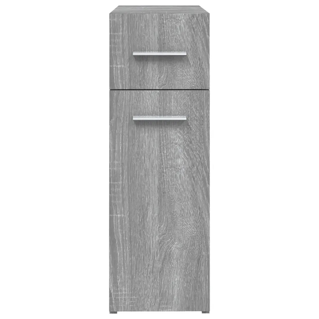 Mobile Farmacia Grigio Sonoma 20x45,5x60 cm Legno Multistrato cod mxl 41813