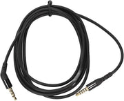 Cavo audio con connettore 3,5 mm per casco gaming - Cavo a "L" di 2 metri - Nero